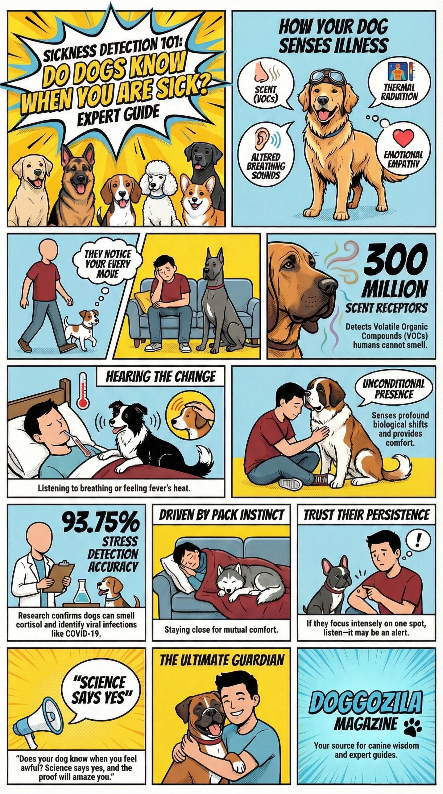 do dogs know when you are sick