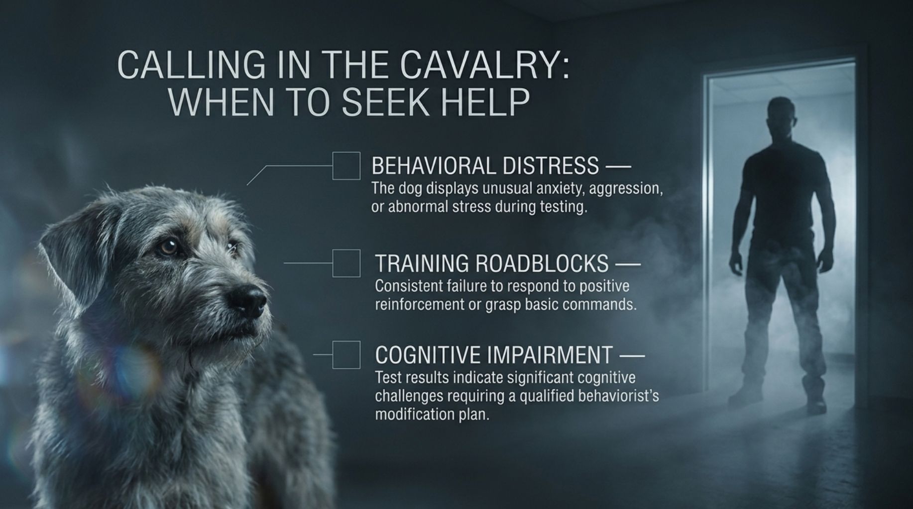 when to seek help for your dog